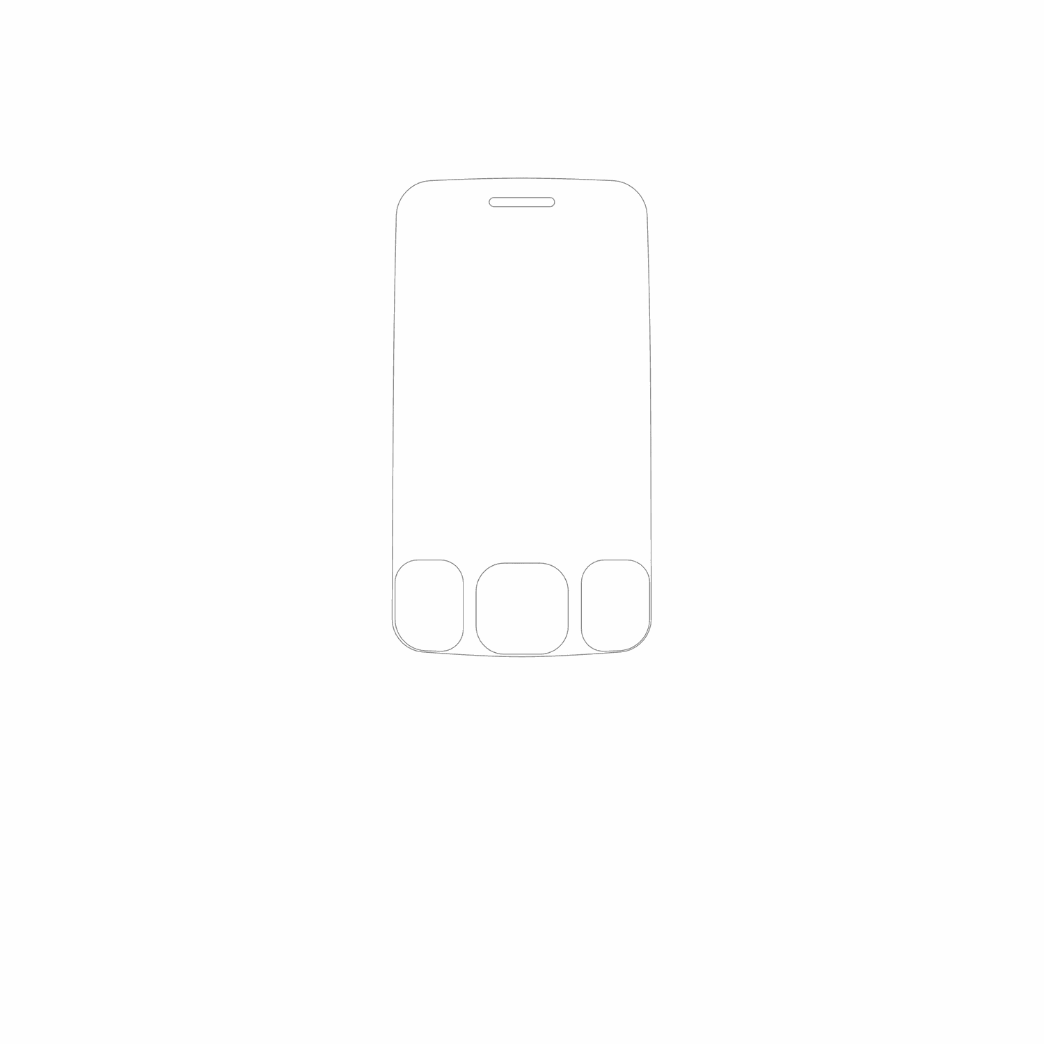 dipos Displayschutz für GFive G3310 New, mattierte Oberfläche, geringe Dicke und perfekte Passform
