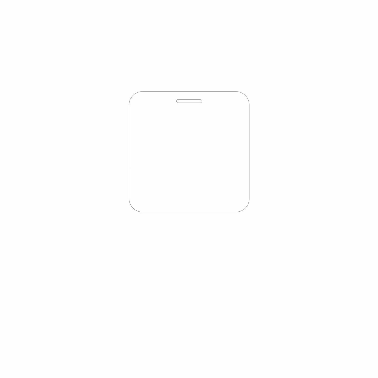 dipos Displayschutz für GFive Magic, mattierte Oberfläche, geringe Dicke und perfekte Passform