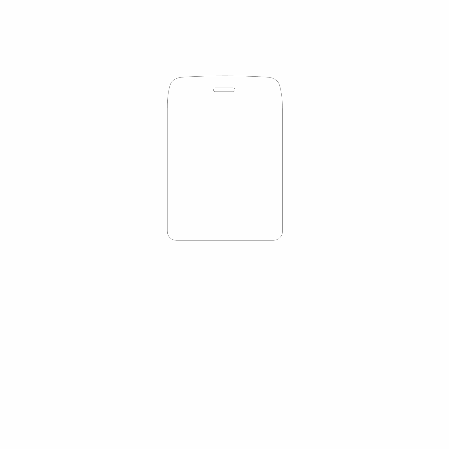 dipos Displayschutz für GFive Style New, mattierte Oberfläche, geringe Dicke und perfekte Passform