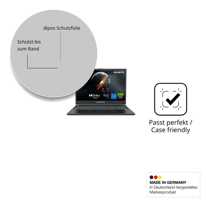 Besonders flexibler Displayschutz mit Anti-Shock-Schicht im Materialmix