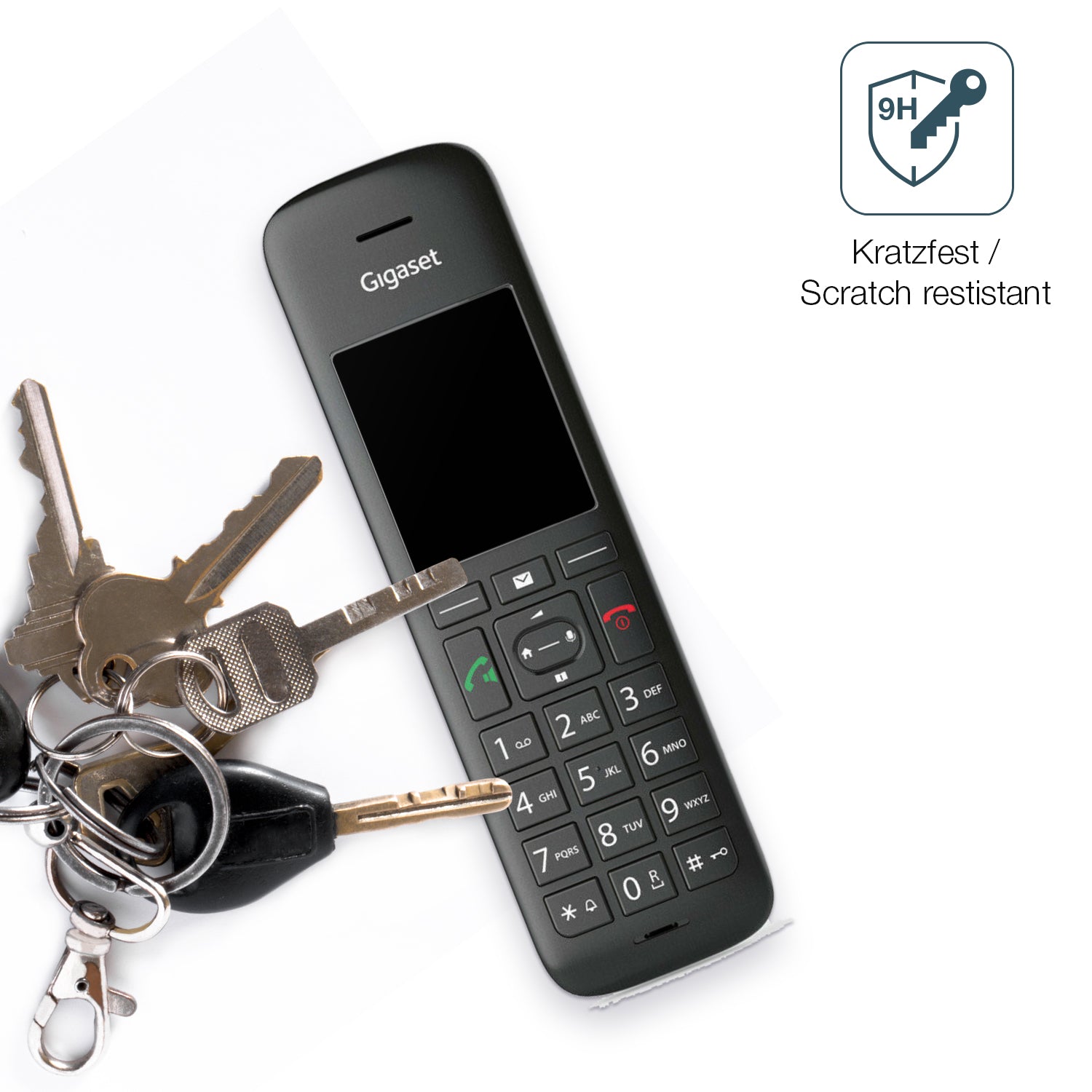 dipos Displayschutz für Gigaset CE 575 HX, mattierte Oberfläche, robuste Festigkeit und perfekte Passform