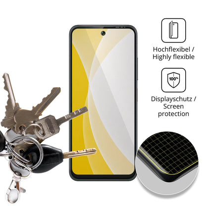 dipos Displayschutz für Gigaset GP20, transparente Oberfläche, geringe Dicke und perfekte Passform