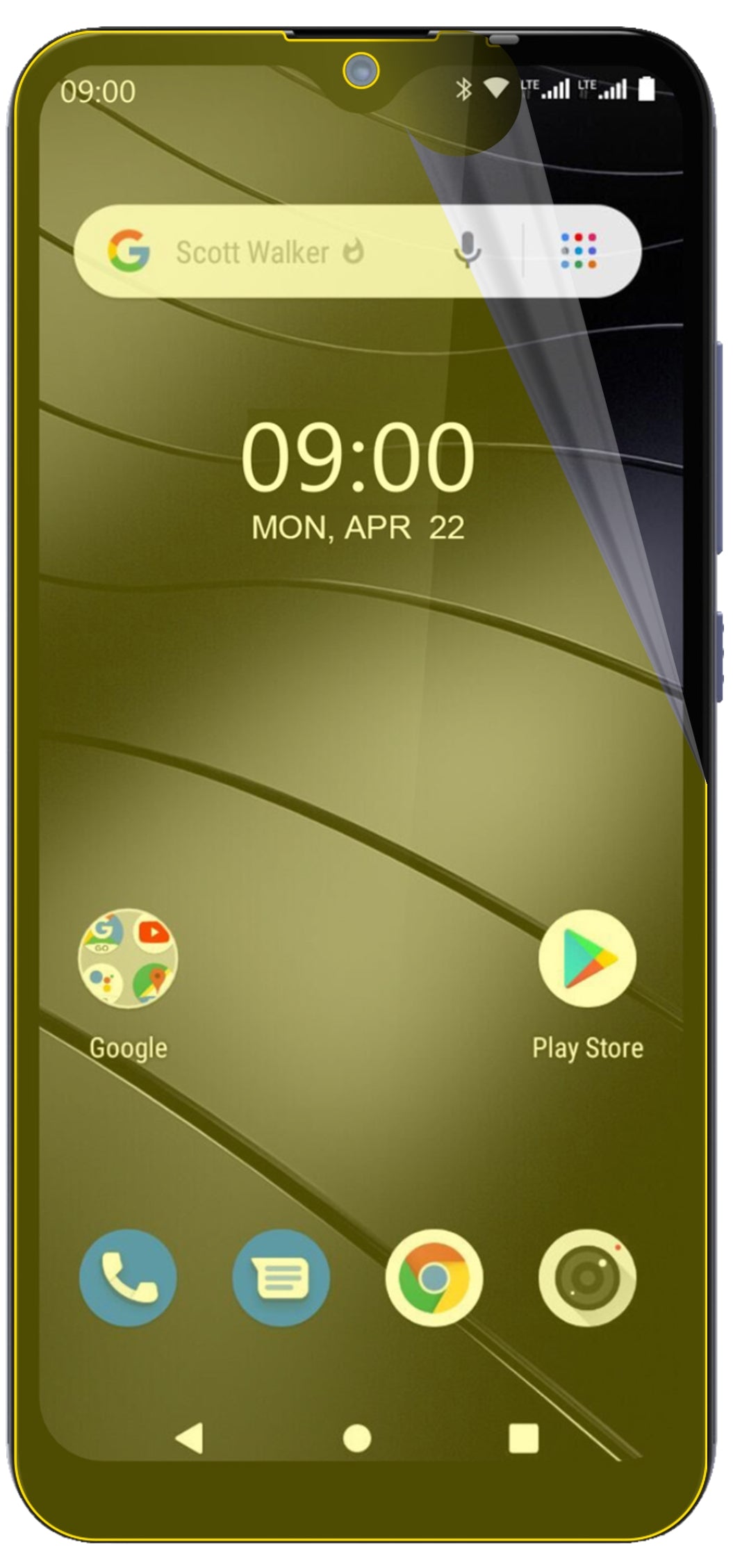 dipos Displayschutz für Gigaset GS110, transparente Oberfläche, geringe Dicke und perfekte Passform
