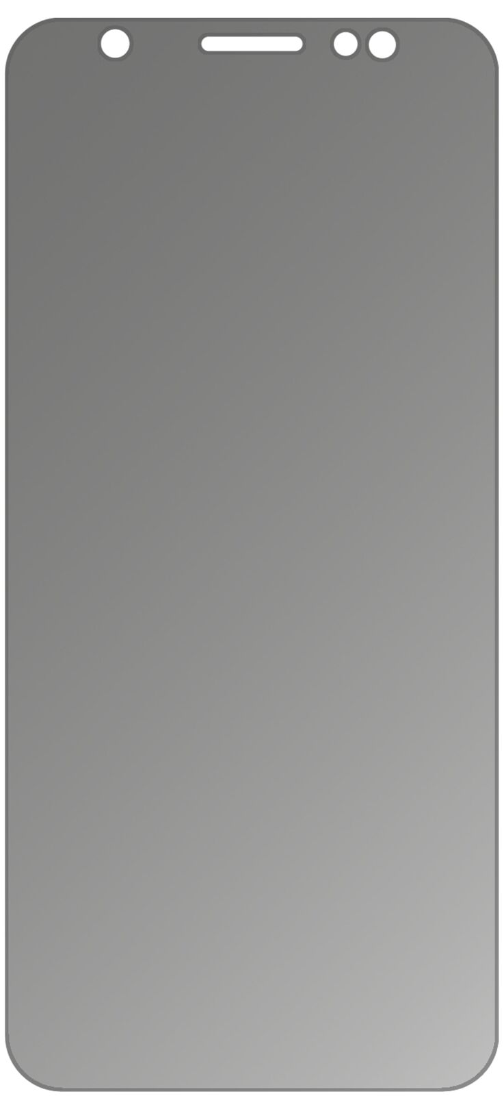 dipos Displayschutz für Gigaset GS185, mattierte Oberfläche, Blickschutzfilter und perfekter Passform