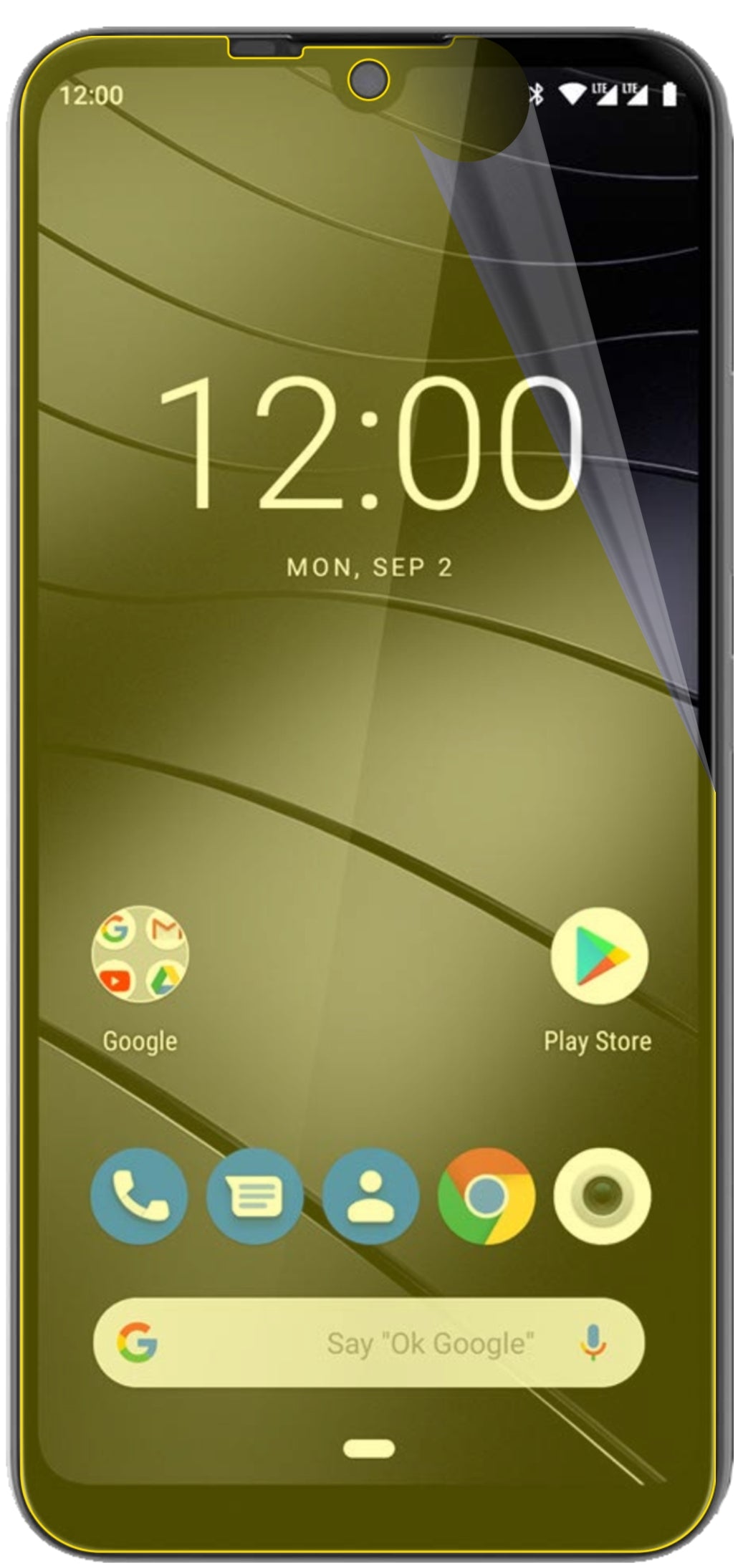 dipos Displayschutz für Gigaset GS190, transparente Oberfläche, geringe Dicke und perfekte Passform