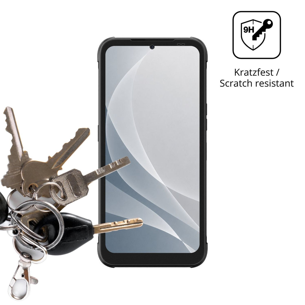 dipos Displayschutz für Gigaset GX30, mattierte Oberfläche, robuste Festigkeit und perfekte Passform