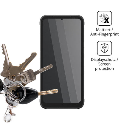 dipos Displayschutz für Gigaset GX30, mattierte Oberfläche, Blickschutzfilter und perfekter Passform