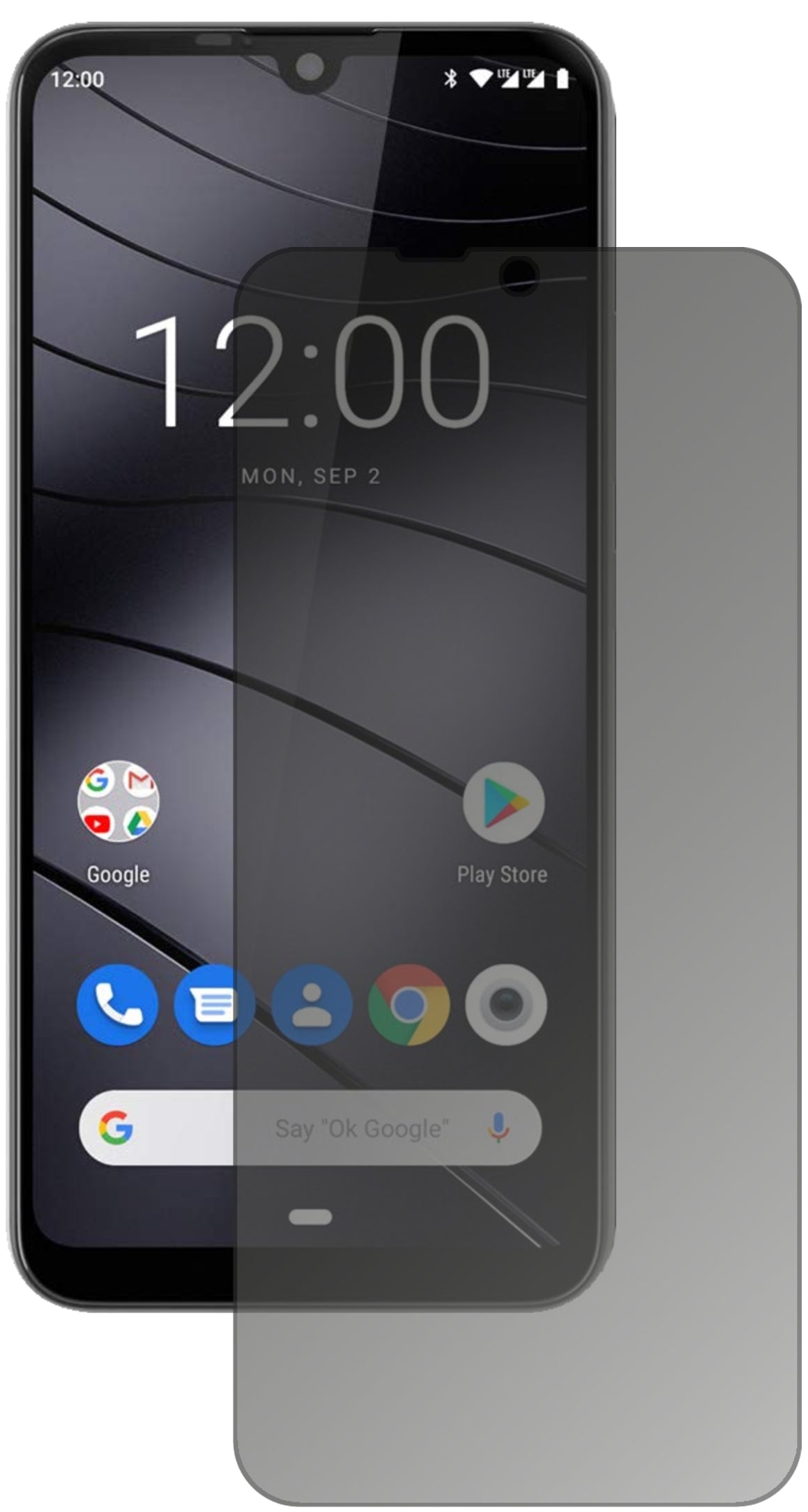 Blickschutzfolie für Gigaset GS190 matt Schutzfolie Privacy