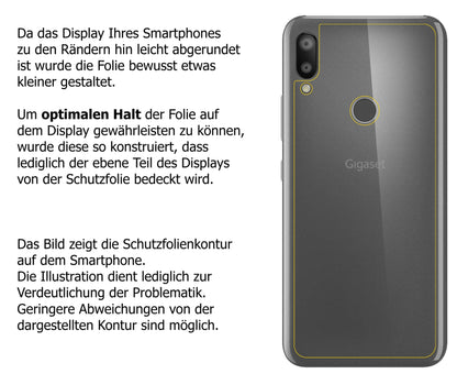 Schutzfolie mit optimaler Passform, zur Verwendung mit Hüllen geeignet