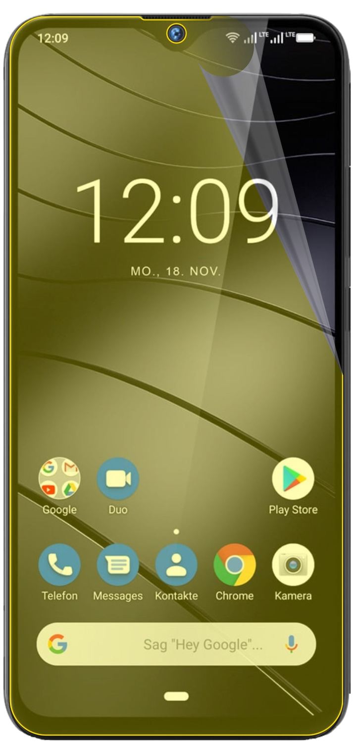 2x 3D Full Cover Schutzfolie für Gigaset GS290