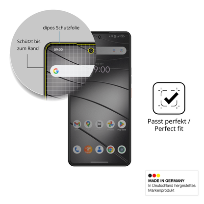 Schutz gegen Kratzer auf dem Gigaset GS6 Pro Glas durch Schlüssel oder Ähnliches