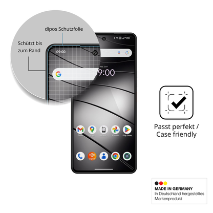 Besonders flexibler Displayschutz mit Anti-Shock-Schicht im Materialmix