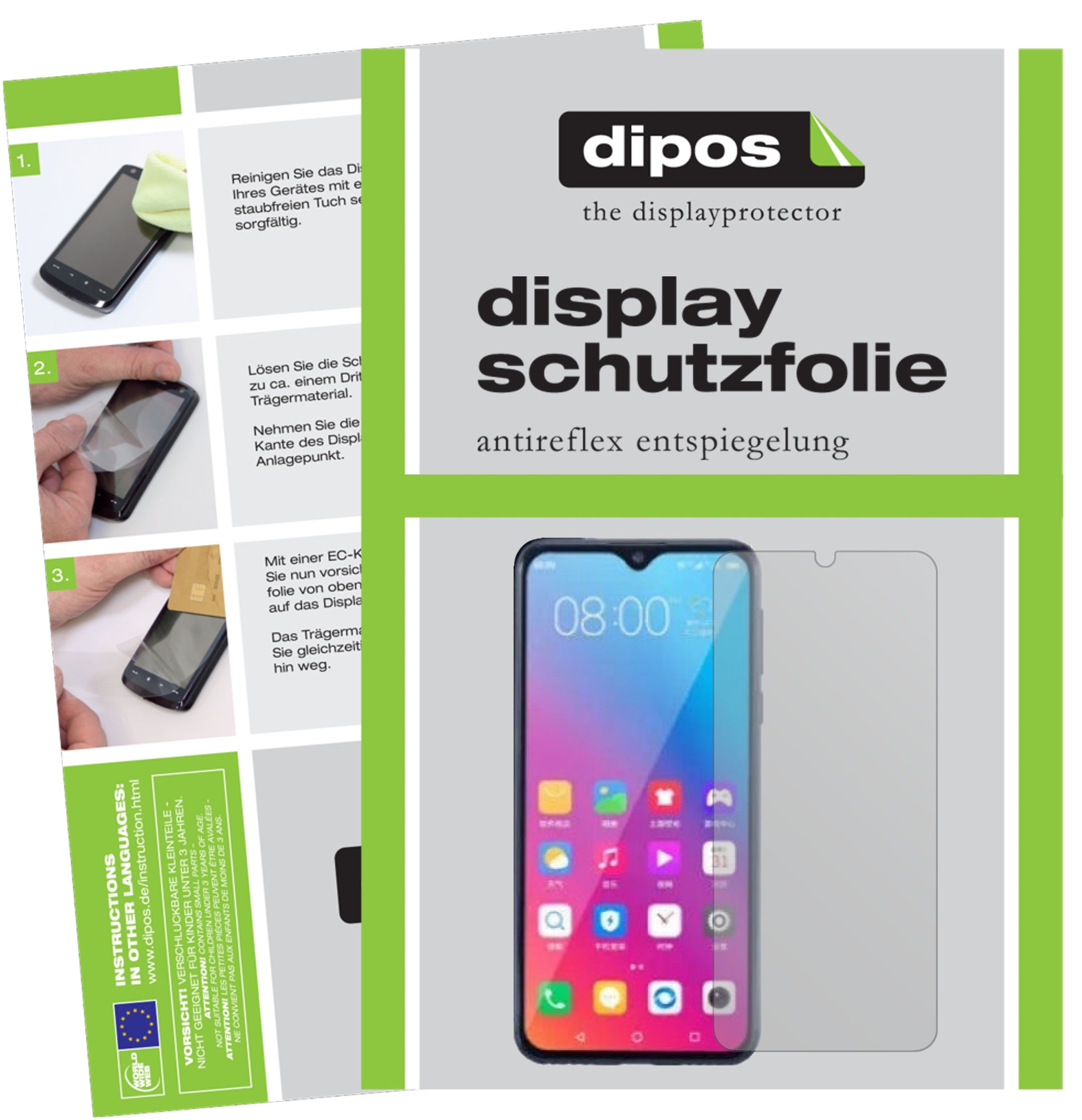 Mattes Panzerglas: Entspiegelte, dünne Folie, Fingerabdruckresistenz und Bildschirmschutz für Gionee-Steel 5