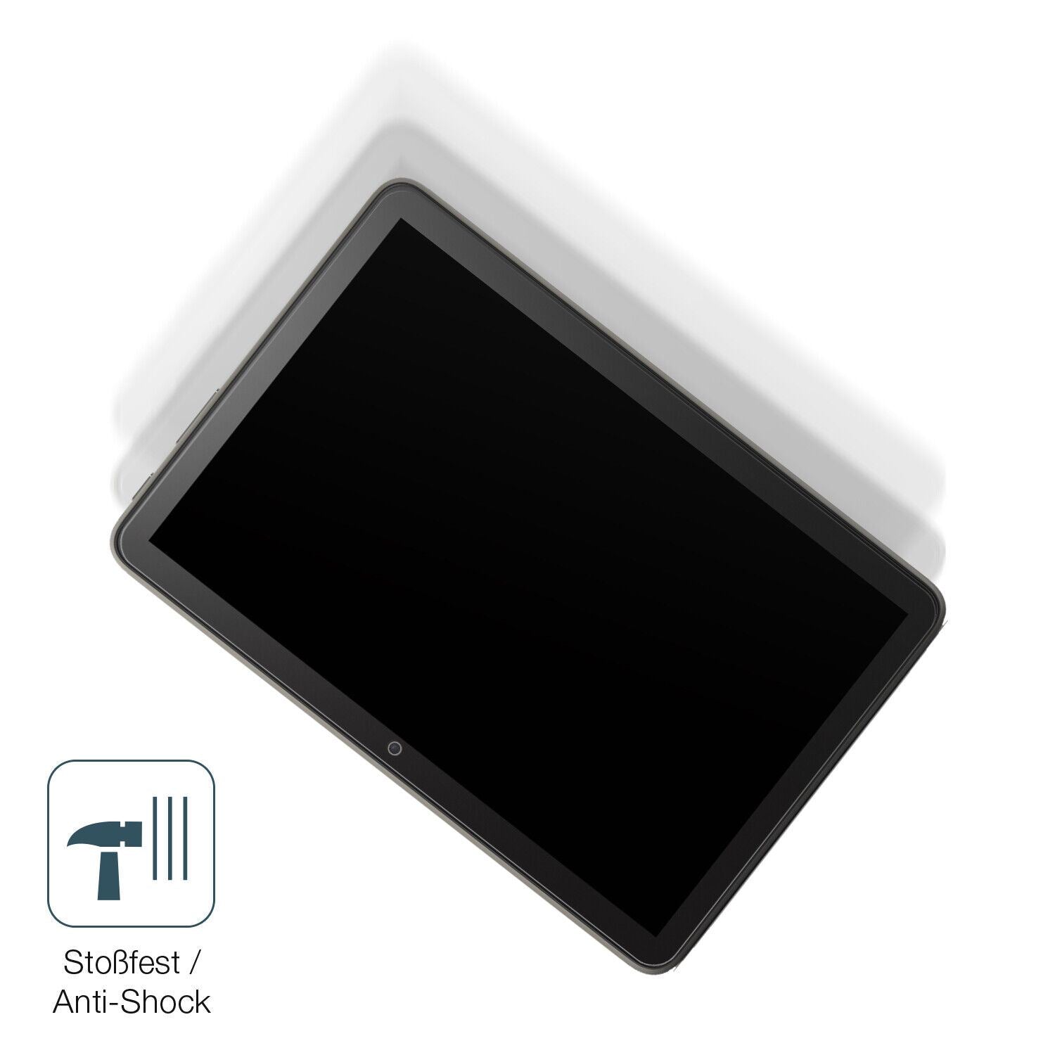 Schutz gegen Kratzer auf dem Amazon Fire HD 8 Kids (2022) Glas durch Schlüssel, Stöße gegen die Tischkante oder Stürze