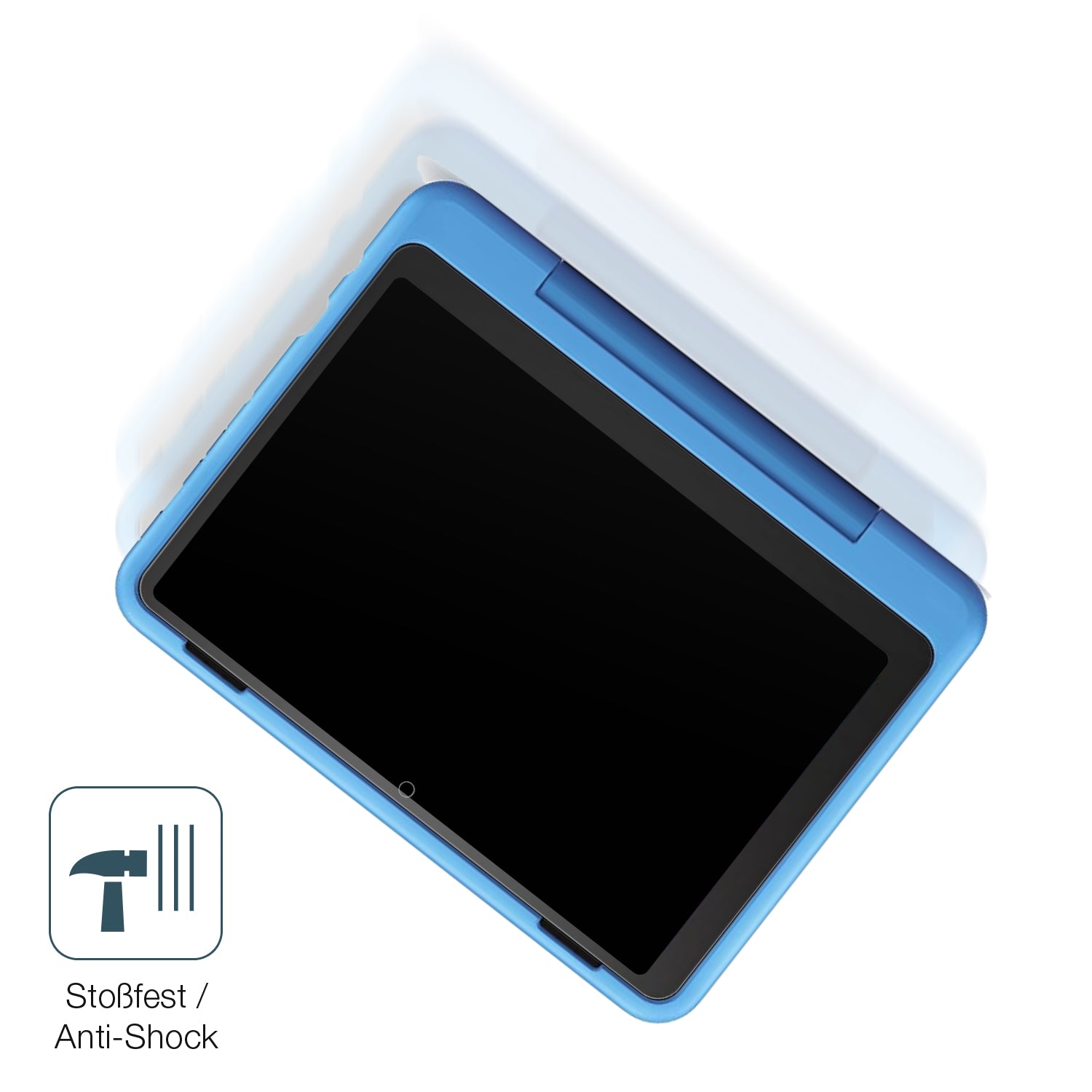 Schutz gegen Kratzer auf dem Amazon Fire HD 8 Kids Pro 2024 Glas durch Schlüssel, Stöße gegen die Tischkante oder Stürze