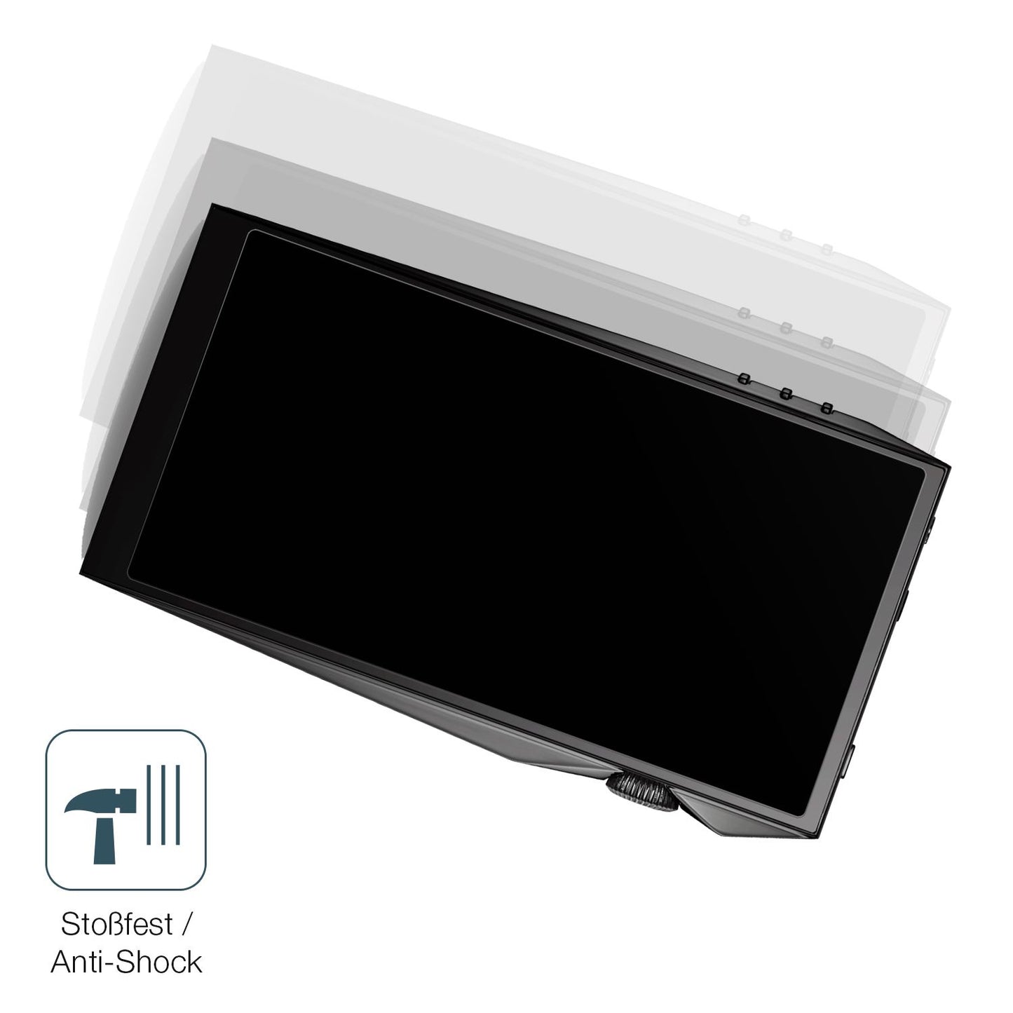 Schutz gegen Kratzer auf dem Astell Kern SP4000 Glas durch Schlüssel, Stöße gegen die Tischkante oder Stürze