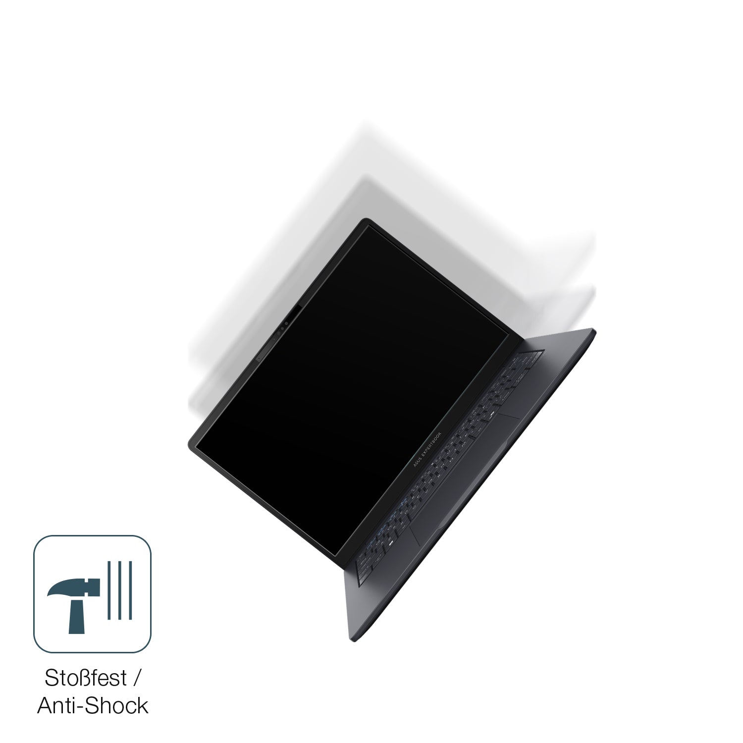 Schutz gegen Kratzer auf dem Asus ExpertBook B5 B5405 Glas durch Schlüssel, Stöße gegen die Tischkante oder Stürze