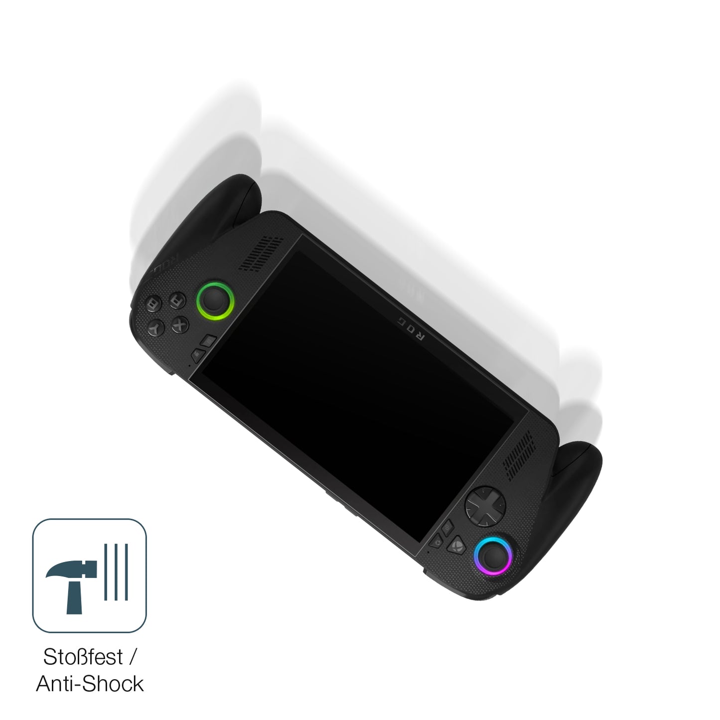 Schutz gegen Kratzer auf dem ASUS Rog Xbox Ally X Glas durch Schlüssel, Stöße gegen die Tischkante oder Stürze