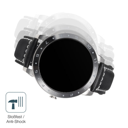 Schutz gegen Kratzer auf dem Asus VivoWatch 5 Glas durch Schlüssel, Stöße gegen die Tischkante oder Stürze