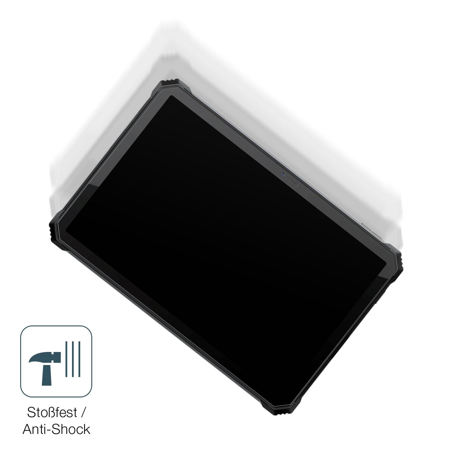Schutz gegen Kratzer auf dem Blackview Active 12 Pro Glas durch Schlüssel, Stöße gegen die Tischkante oder Stürze