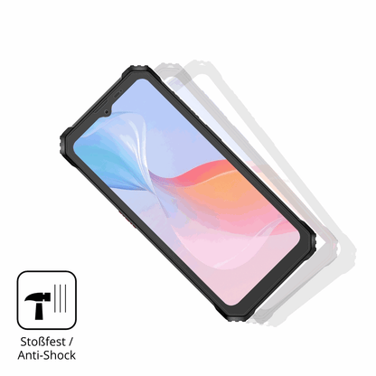 Schutz gegen Kratzer auf dem Blackview BV6200 Pro Glas durch Schlüssel, Stöße gegen die Tischkante oder Stürze