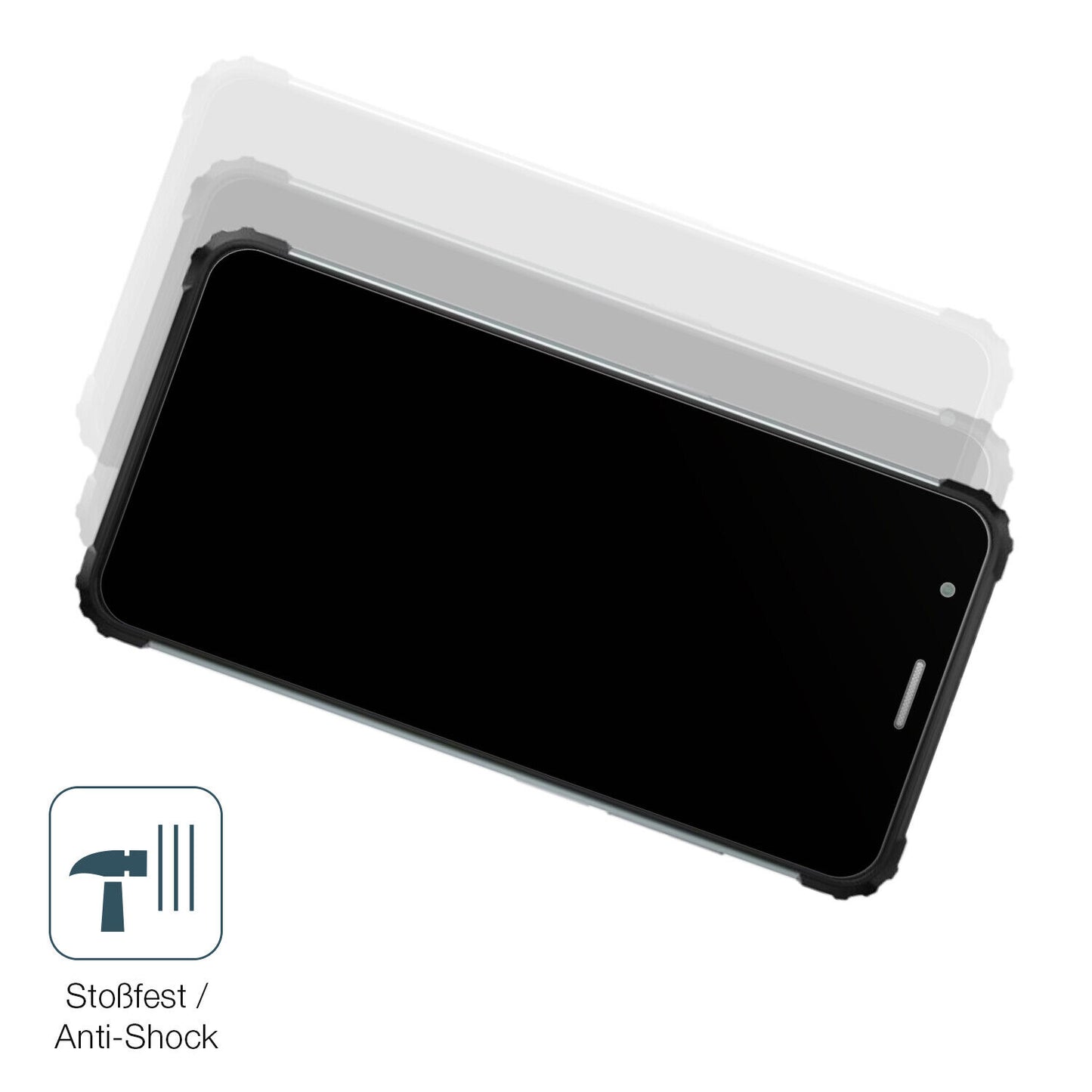 Schutz gegen Kratzer auf dem Blackview BV6600E Glas durch Schlüssel, Stöße gegen die Tischkante oder Stürze