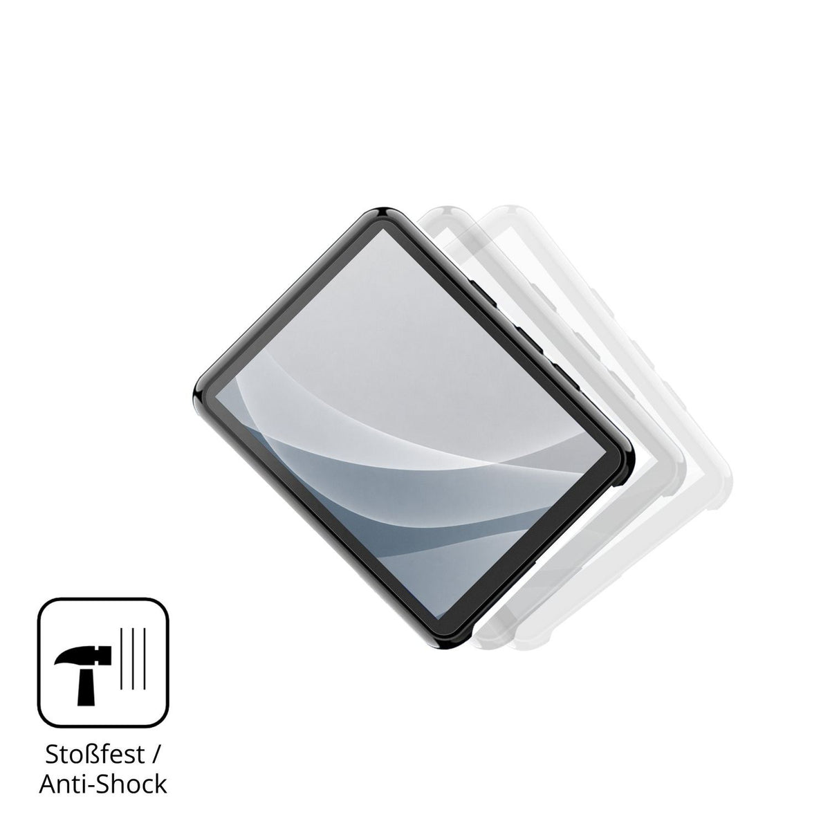 Schutz gegen Kratzer auf dem Cetoon T58-1 MP3-Player Glas durch Schlüssel, Stöße gegen die Tischkante oder Stürze