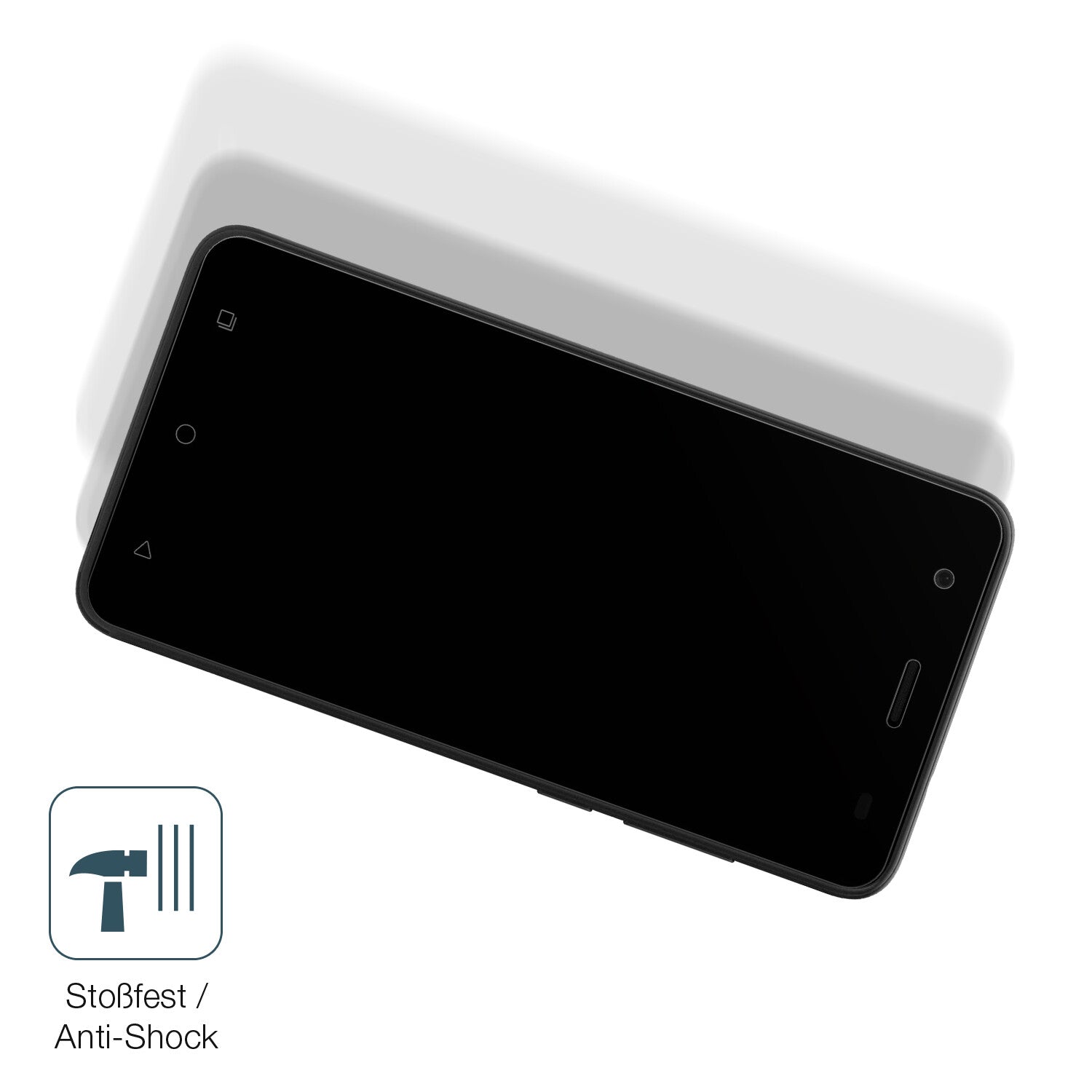 Schutz gegen Kratzer auf dem Coolpad Legacy GO Glas durch Schlüssel, Stöße gegen die Tischkante oder Stürze