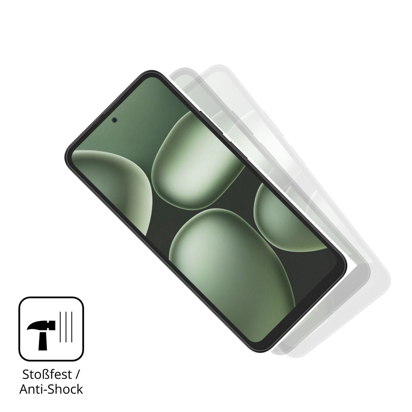 Schutz gegen Kratzer auf dem Doogee B10 Glas durch Schlüssel, Stöße gegen die Tischkante oder Stürze
