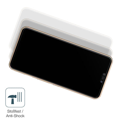 Schutz gegen Kratzer auf dem Fujitsu Arrows M05 Glas durch Schlüssel, Stöße gegen die Tischkante oder Stürze