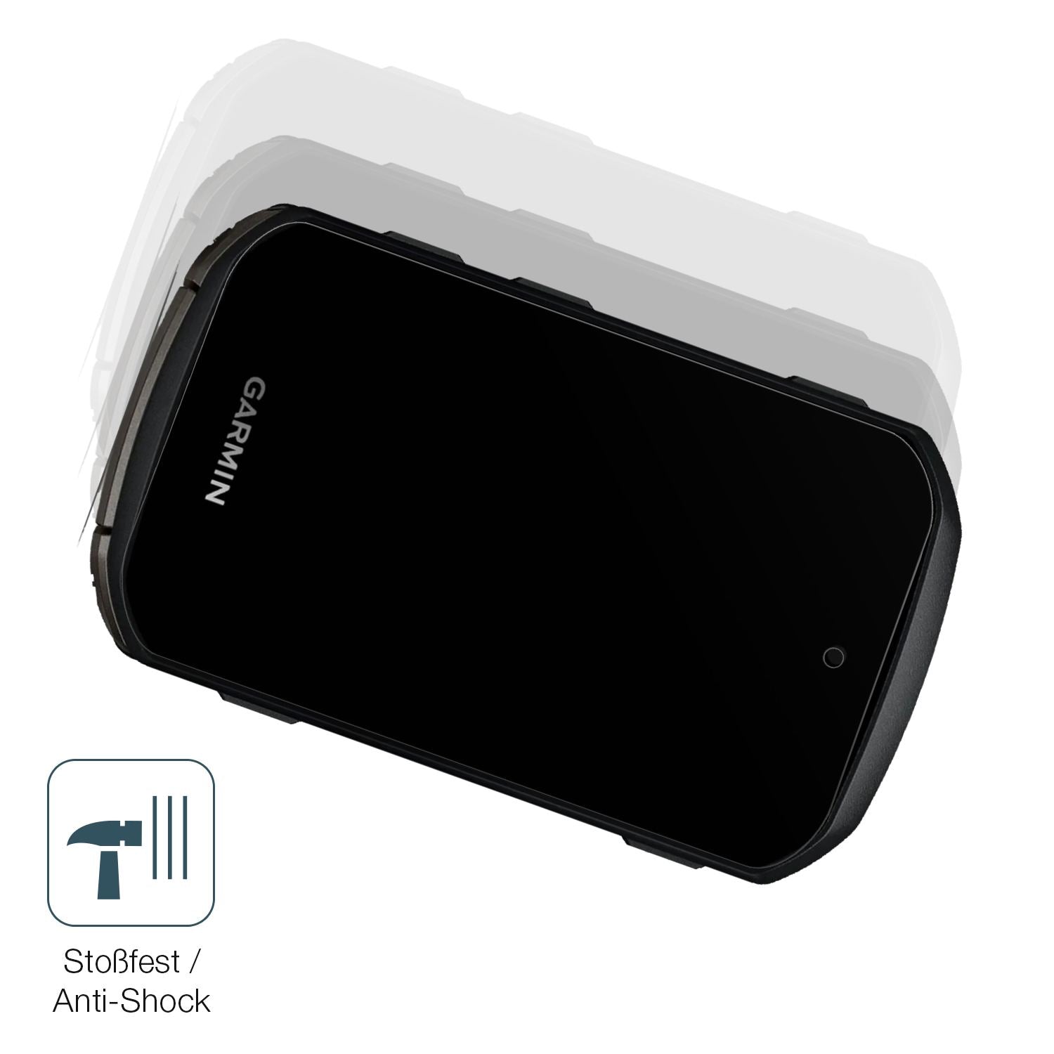 Schutz gegen Kratzer auf dem Garmin Edge 850 Glas durch Schlüssel, Stöße gegen die Tischkante oder Stürze