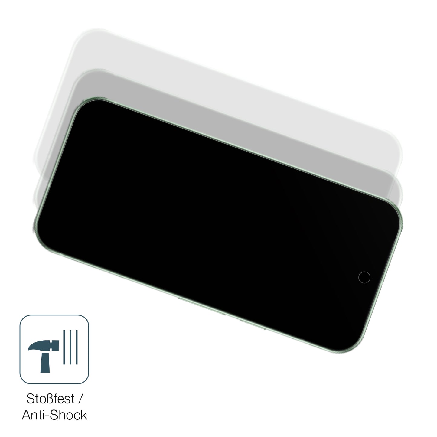 Schutz gegen Kratzer auf dem Google Pixel 9 Glas durch Schlüssel, Stöße gegen die Tischkante oder Stürze