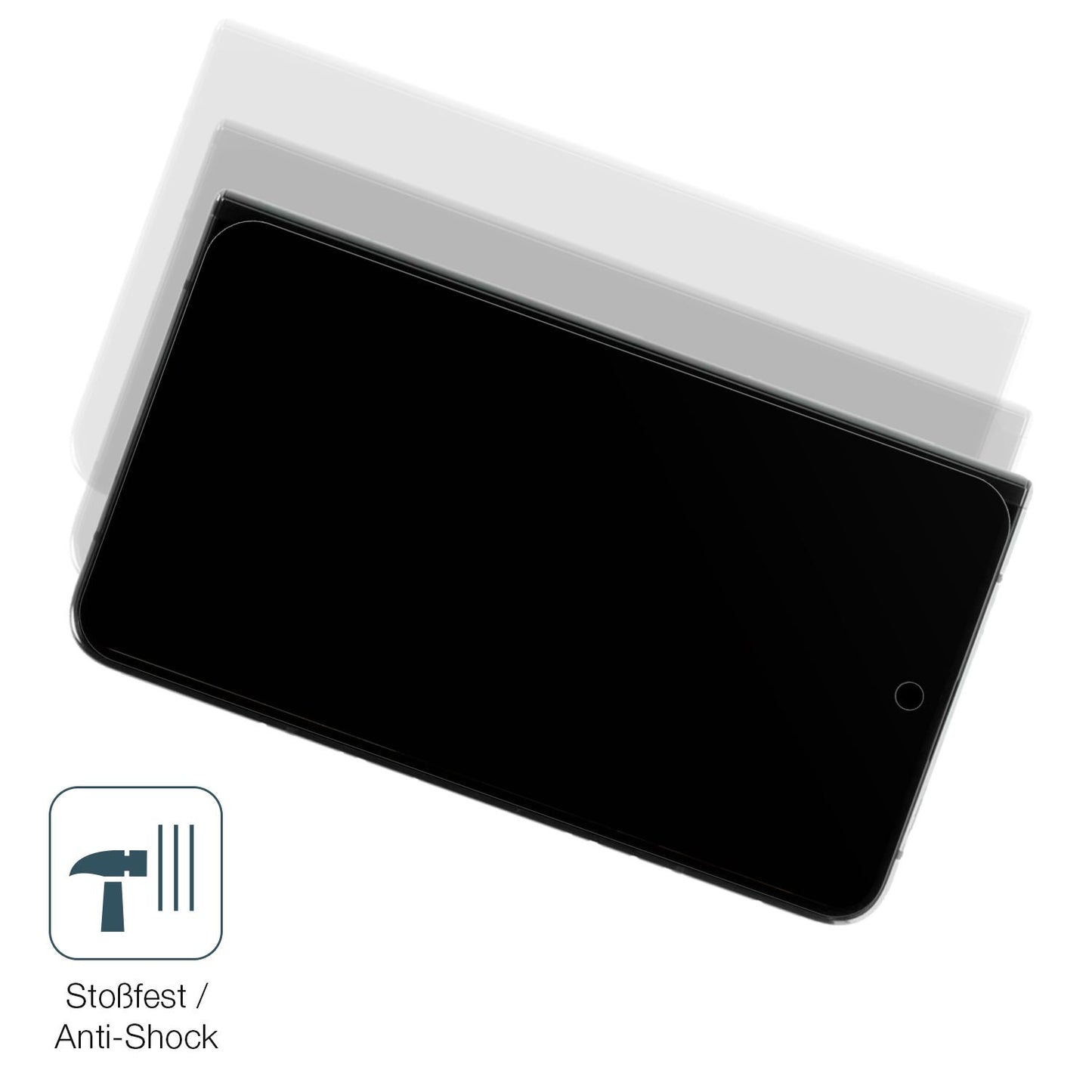 Schutz gegen Kratzer auf dem Google Pixel Fold (Außenseite) Glas durch Schlüssel, Stöße gegen die Tischkante oder Stürze