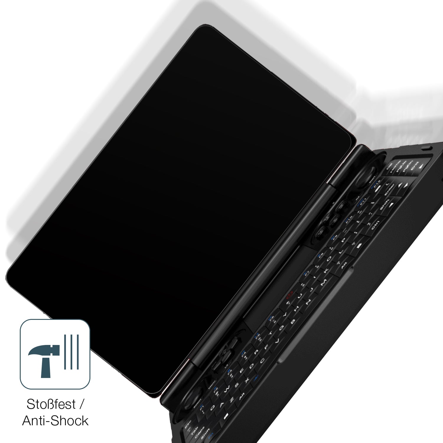 Schutz gegen Kratzer auf dem GPD Win Mini 2025 Glas durch Schlüssel, Stöße gegen die Tischkante oder Stürze