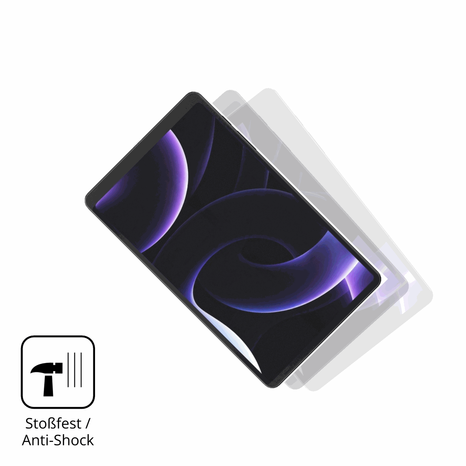Schutz gegen Kratzer auf dem Headwolf FPad 6 SE Glas durch Schlüssel, Stöße gegen die Tischkante oder Stürze