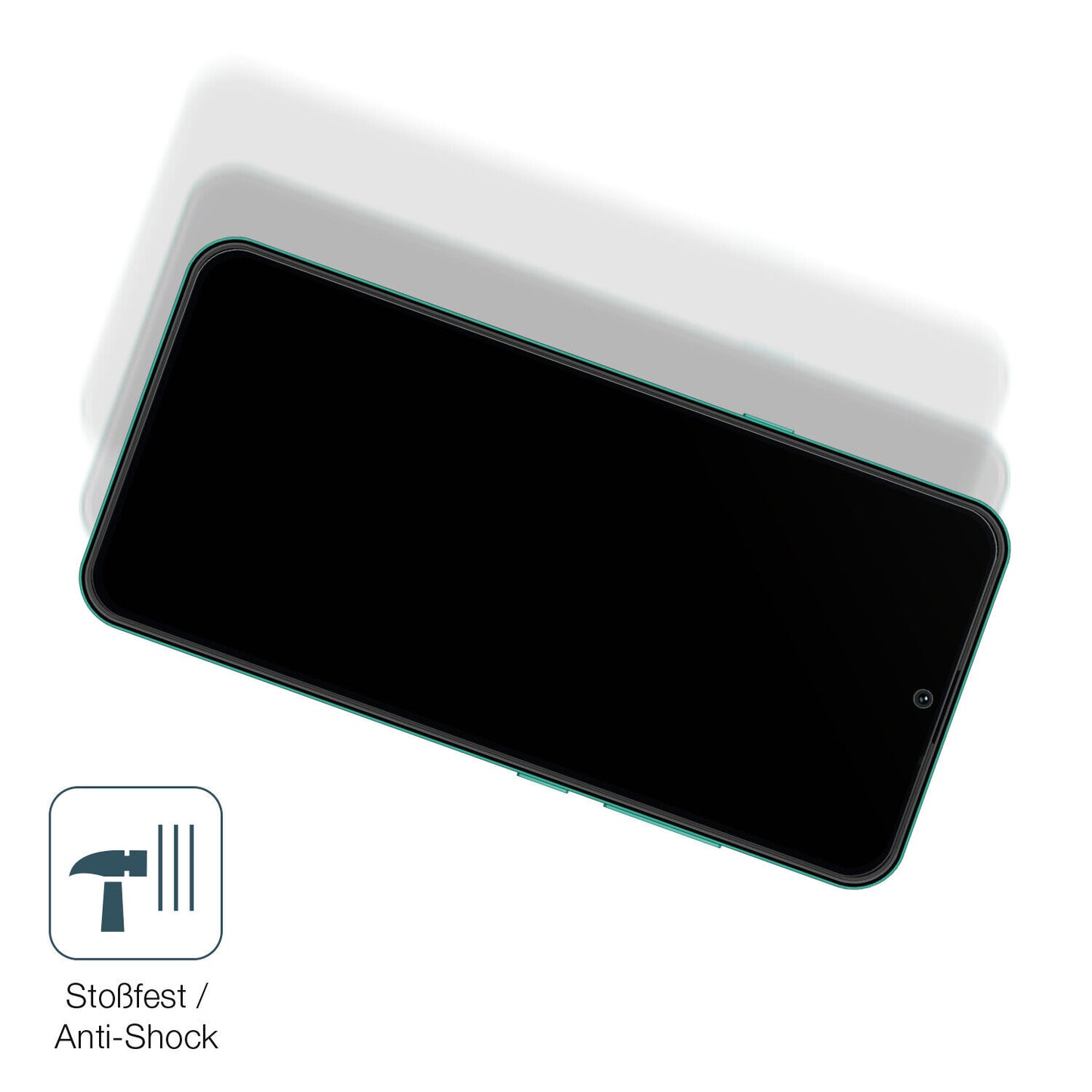 Schutz gegen Kratzer auf dem Hisense Infinity E40 Lite Glas durch Schlüssel, Stöße gegen die Tischkante oder Stürze