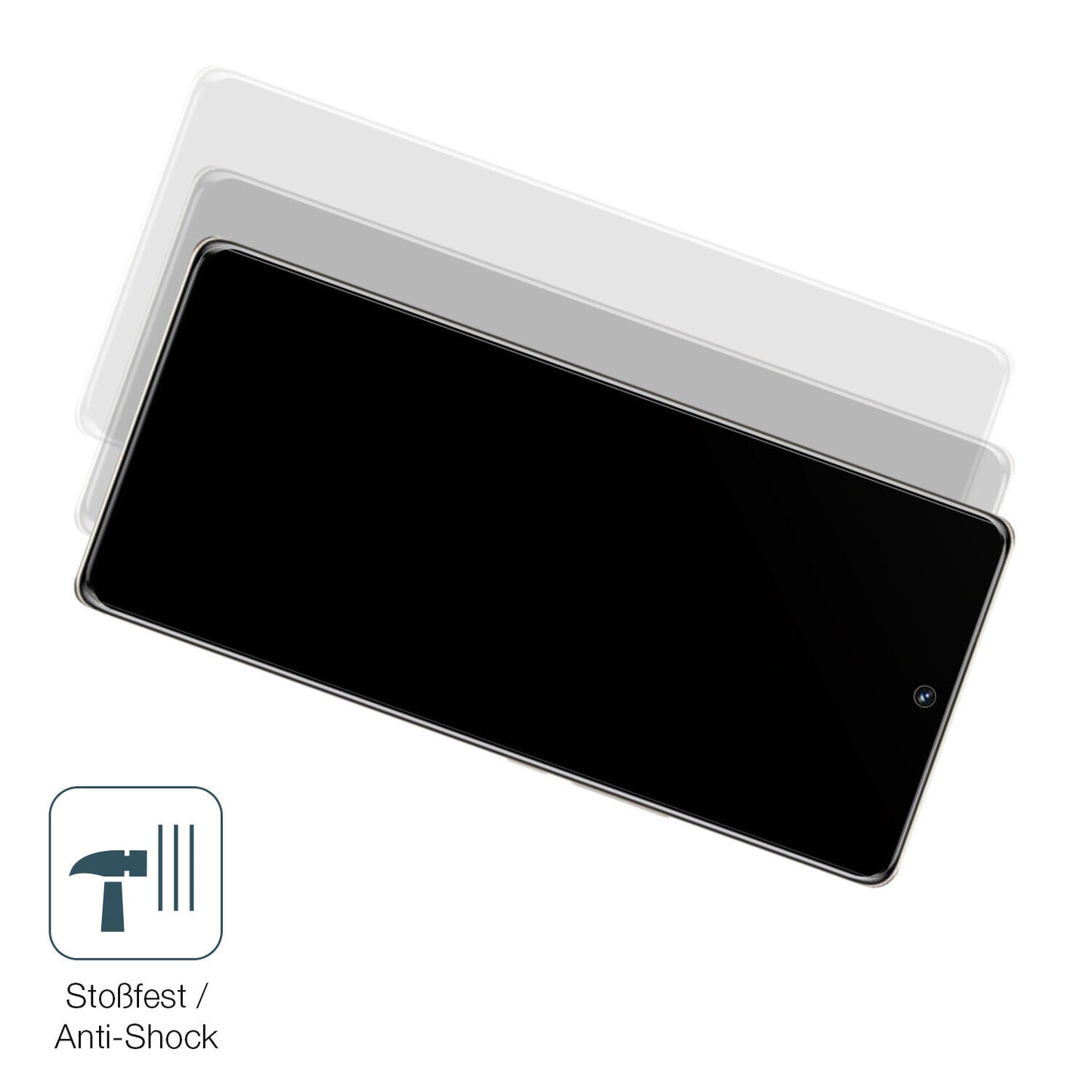 Schutz gegen Kratzer auf dem Honor 80 SE Glas durch Schlüssel, Stöße gegen die Tischkante oder Stürze