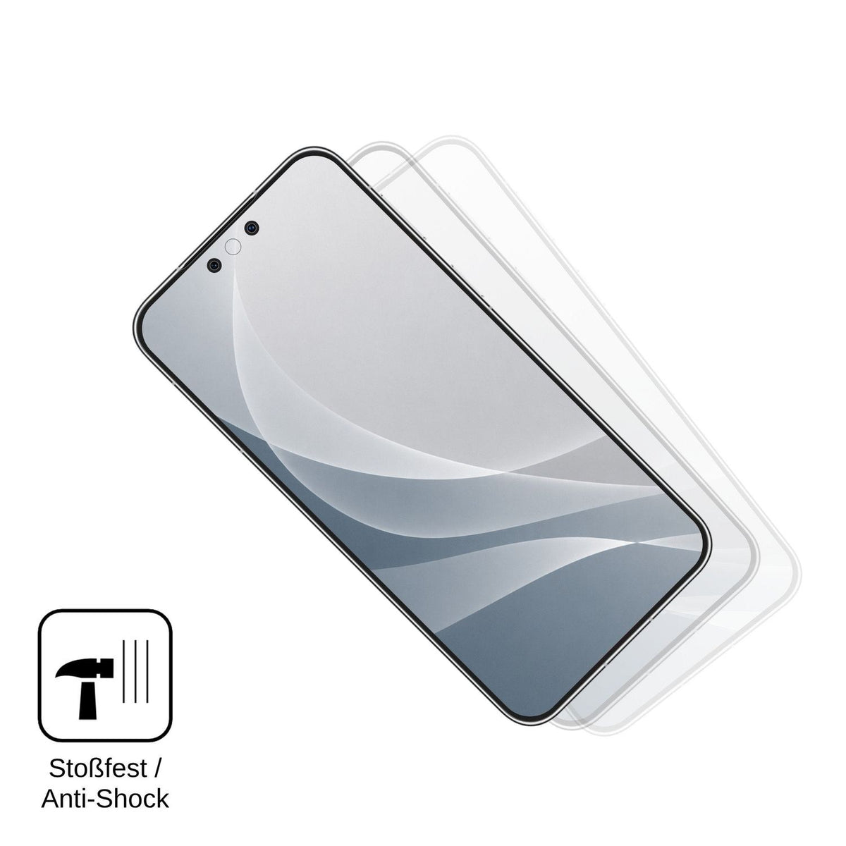 2x 9H Schutzfolie matt für Huawei Mate 90 RS Ultimate Design Panzerfolie