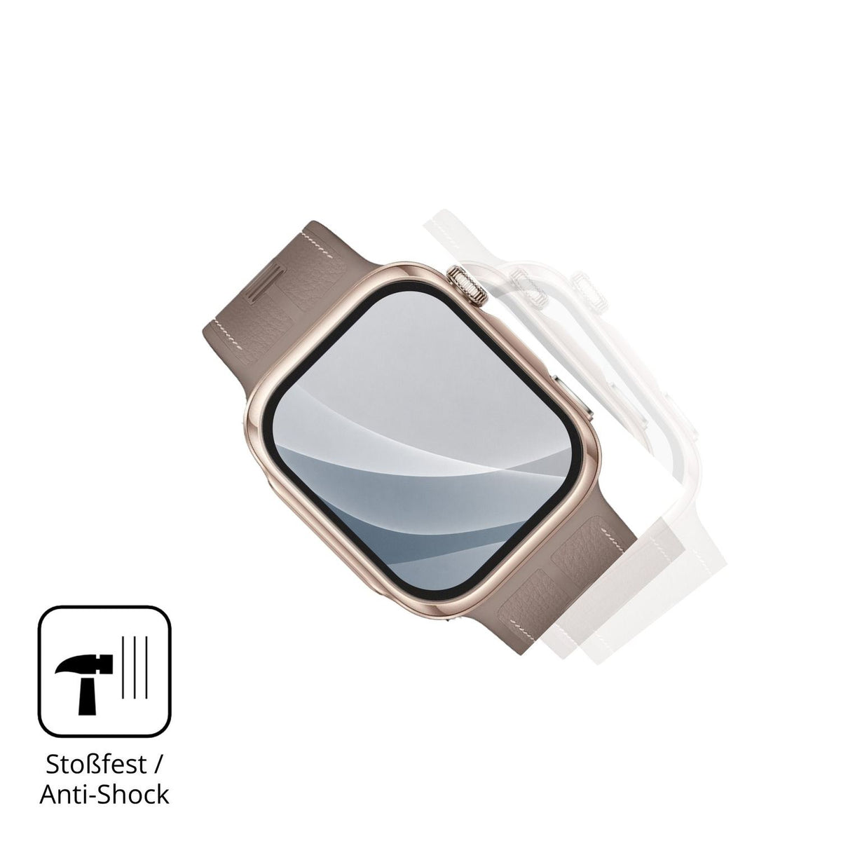 Schutz gegen Kratzer auf dem Huawei Watch D3 Glas durch Schlüssel, Stöße gegen die Tischkante oder Stürze
