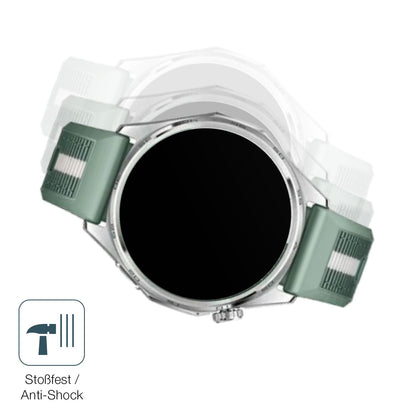 Schutz gegen Kratzer auf dem Huawei Watch GT6 46mm Glas durch Schlüssel, Stöße gegen die Tischkante oder Stürze