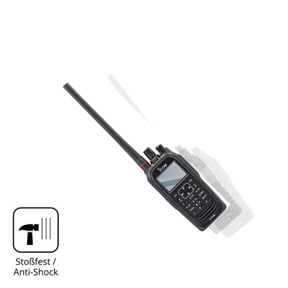 Schutz gegen Kratzer auf dem Icom IC-F4400DT Glas durch Schlüssel, Stöße gegen die Tischkante oder Stürze