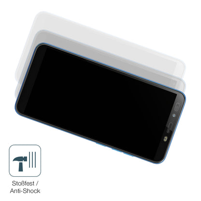Schutz gegen Kratzer auf dem Infinix Smart 2 Glas durch Schlüssel, Stöße gegen die Tischkante oder Stürze