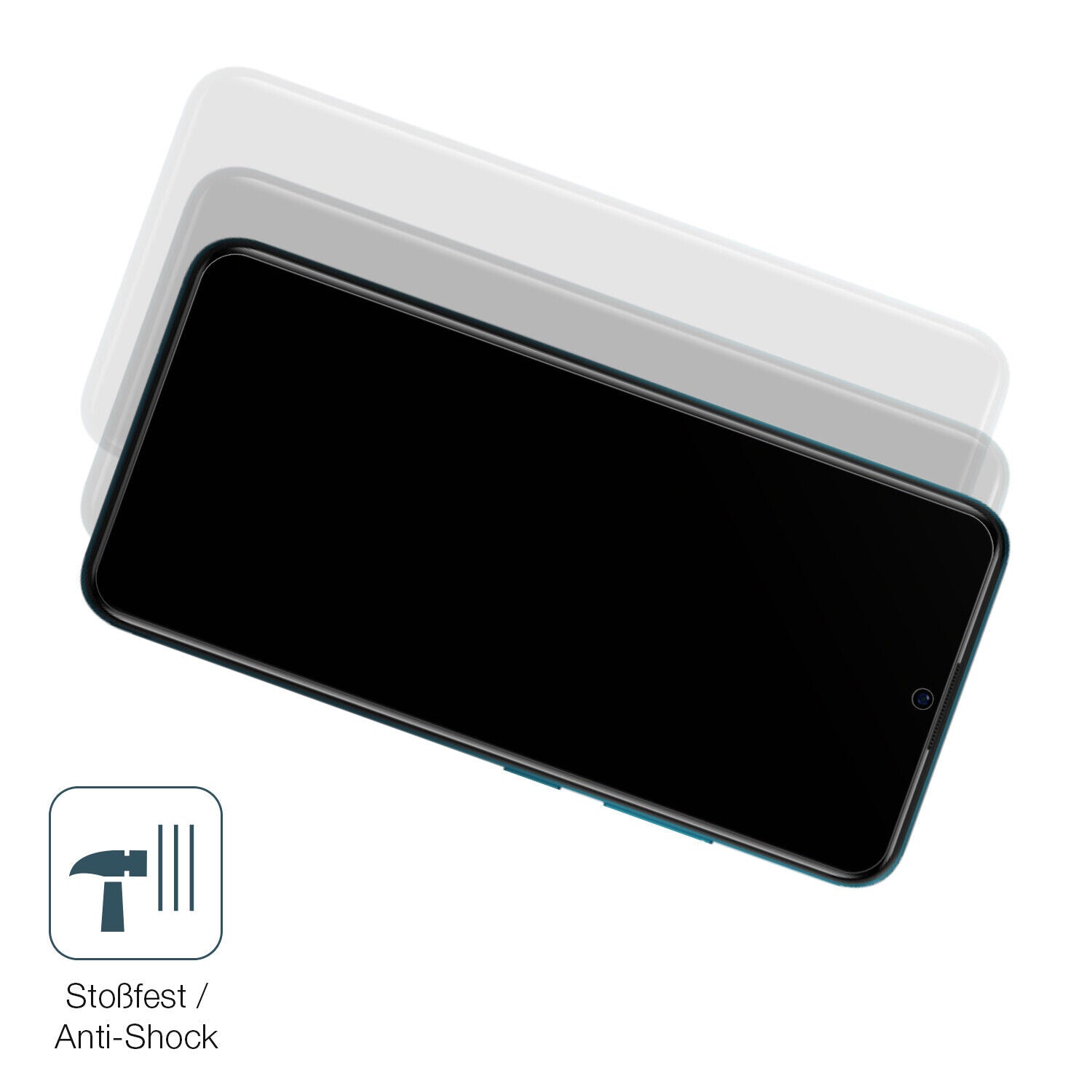 Schutz gegen Kratzer auf dem itel S15 Pro Glas durch Schlüssel, Stöße gegen die Tischkante oder Stürze