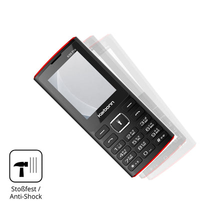 Schutz gegen Kratzer auf dem Karbonn K99 Pro Glas durch Schlüssel, Stöße gegen die Tischkante oder Stürze