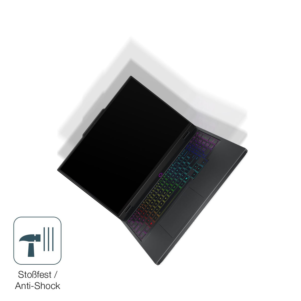 Schutz gegen Kratzer auf dem Lenovo Legion 5 15IRX10 Glas durch Schlüssel, Stöße gegen die Tischkante oder Stürze