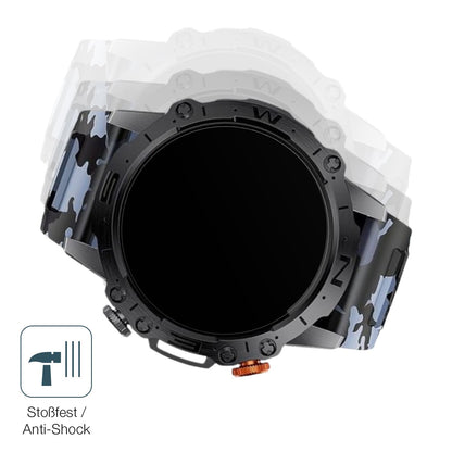 Schutz gegen Kratzer auf dem Lige 1.43 Zoll Smartwatch Glas durch Schlüssel, Stöße gegen die Tischkante oder Stürze