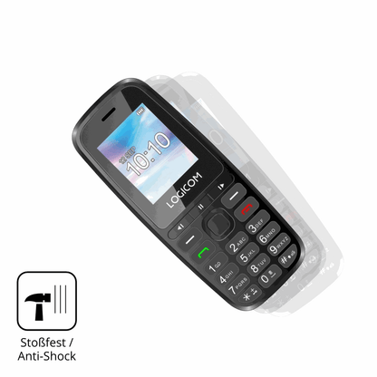 Schutz gegen Kratzer auf dem Logicom P197e Glas durch Schlüssel, Stöße gegen die Tischkante oder Stürze
