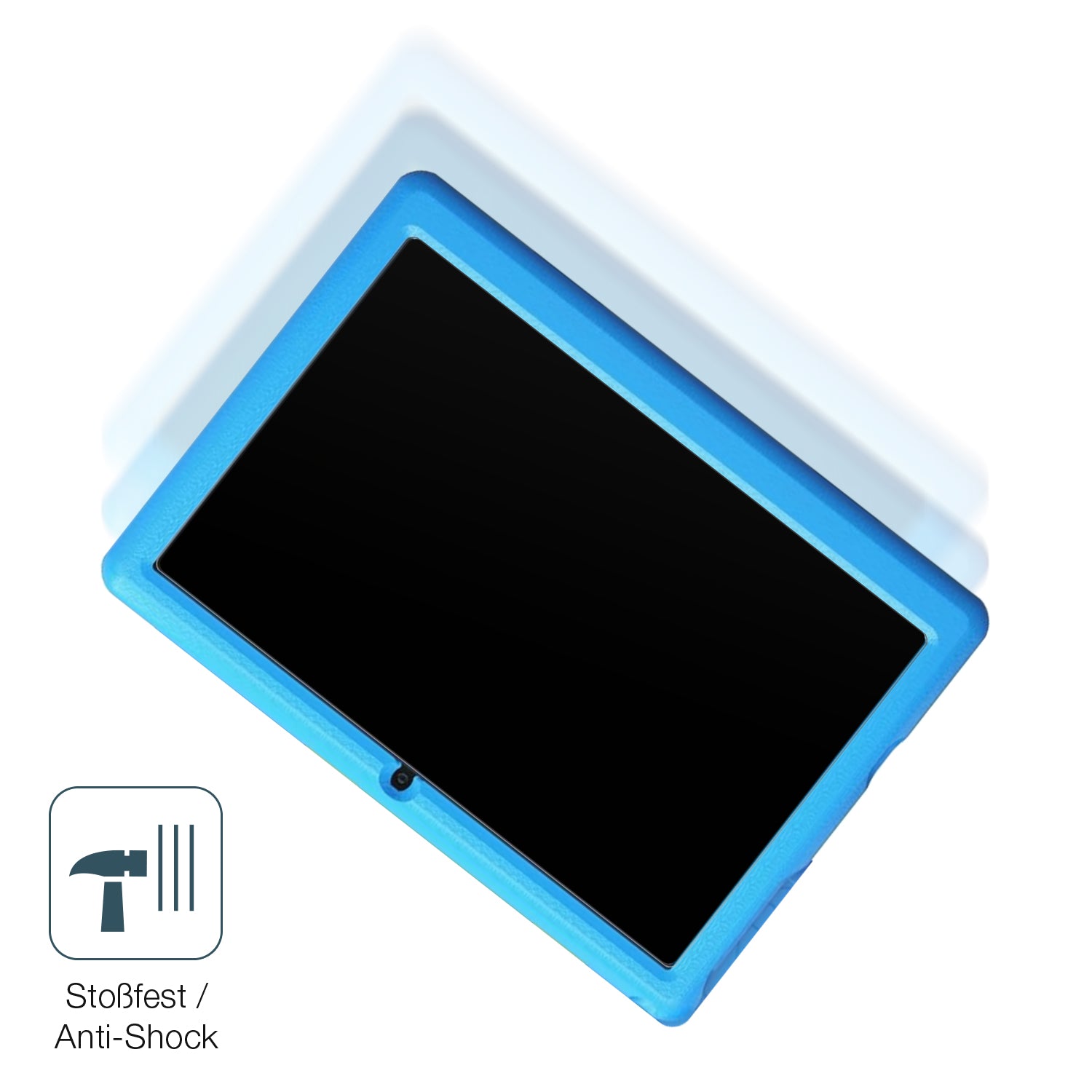 Schutz gegen Kratzer auf dem Lville Kinder Tablet Glas durch Schlüssel, Stöße gegen die Tischkante oder Stürze