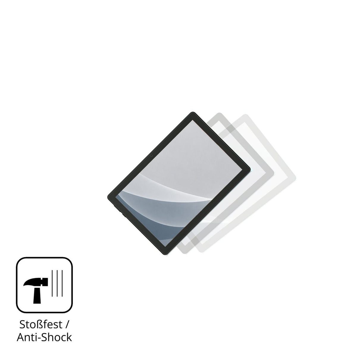 Schutz gegen Kratzer auf dem NIDUBIO KB10 Glas durch Schlüssel, Stöße gegen die Tischkante oder Stürze