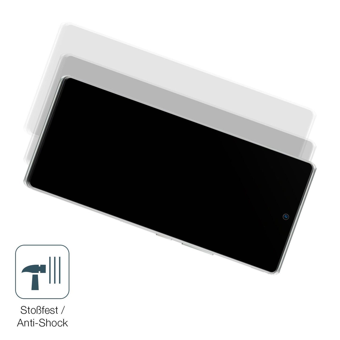 Schutz gegen Kratzer auf dem NUBIA Z50 Glas durch Schlüssel, Stöße gegen die Tischkante oder Stürze